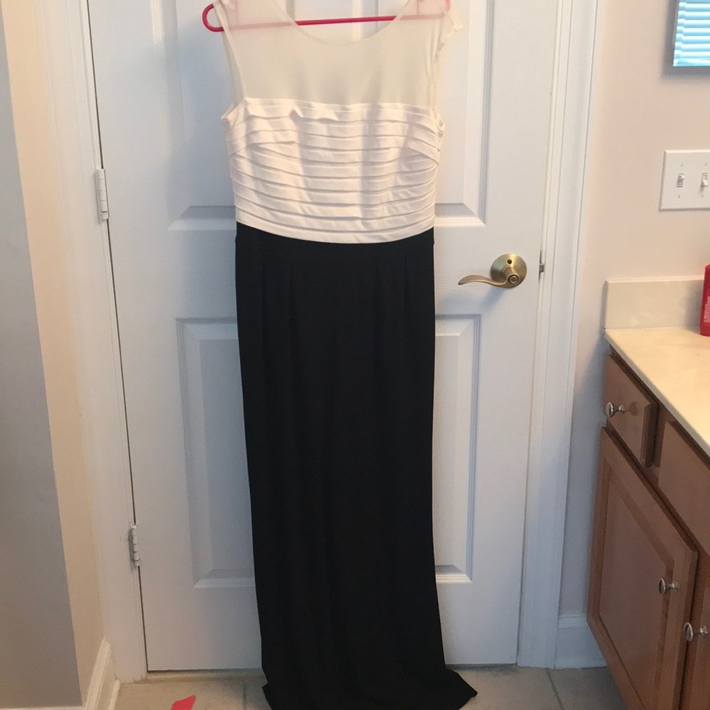 Black and white jumpsuit